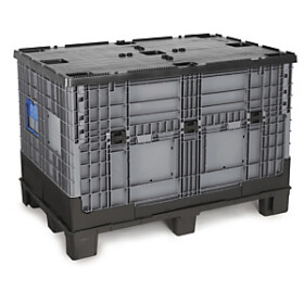 Skládací plastový paletový kontejner Helium 1200x800x1150 mm