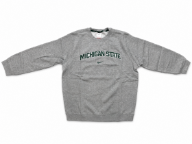 Pánská mikina Michigan State University NIKE Grey Letter Velikost: L