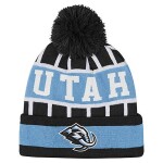 Outerstuff Dětská zimní čepice Utah Mammoth NHL Go Fast Cuffed Knit W Pom