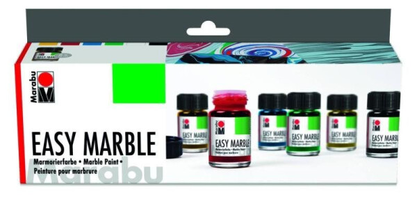 Marabu Mramorovací barva sada 6 x 15 ml