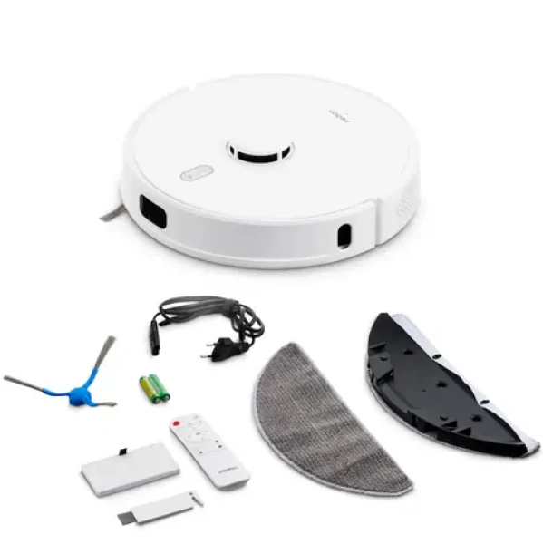 Medion MD11916 X41 bílá / Robotický vysavač / 2v1 mytí a vysávání / Laserová navigace / 8000 Pa (50075800)