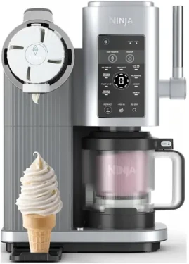 Ninja CREAMi NC701EU / Výrobník zmrzliny / Sorbet / Gelato / 13 funkcí / 2 nádoby (NC701EU)