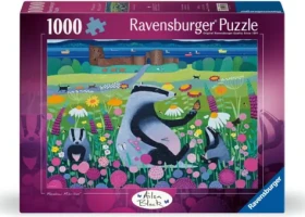 Ravensburger 120017530 Rošťárny mezi květinami 1000 dílků