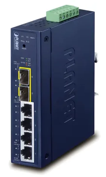 Planet IGS-4215-4T2S / Switch / L2 / 4x GbE RJ45 / 2x GbE SFP / IP30 (IGS-4215-4T2S)