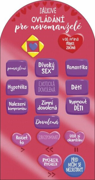 Přání N - Ovládání pro novomanžele