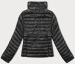 Černá dámská prošívaná bunda se stojáčkem J Style (16M9130-392) odstíny černé 48