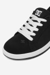 Tenisky DC Shoes COURT GRAFFIK ADBS100207-BKW Látkový materiál,Přírodní kůže (useň) - Nubuk