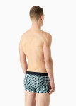 Pánské boxerky 111389 3F504 26642 zelenomodré Emporio Armani