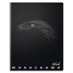 Školní sešit linkovaný 544 Pigna Monocromo Black A5