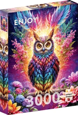 ENJOY Puzzle Neonová sova