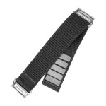 FIXED Nylonový řemínek Nylon Sporty Strap pro Garmin QuickFit 26mm tmavě šedý (FIXNST2-QF26MM-GR)