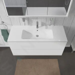 DURAVIT - L-Cube Umyvadlová skříňka 550x1220x481 mm, 2 zásuvky, bílá mat LC624301818