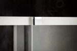 RAVAK - Matrix Sprchové dveře dvoudílné MSD2-100 L, 975-1015 mm, bílá/čiré sklo 0WLA0100Z1
