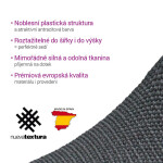 Super strečové potahy NIAGARA antracitová relaxační křeslo ( š.70 - 90 cm)