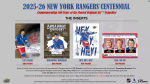 Hokejové karty NHL 2025-26 Upper Deck New York Rangers NHL Centennial Hobby Box