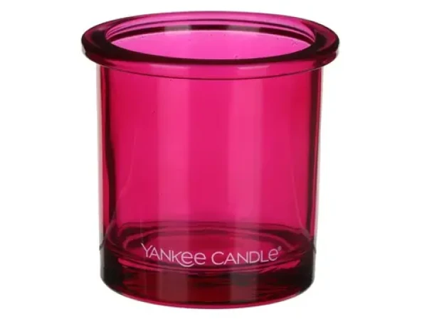 YANKEE CANDLE svícen Pop Tea Light/Pink na votivní svíčku