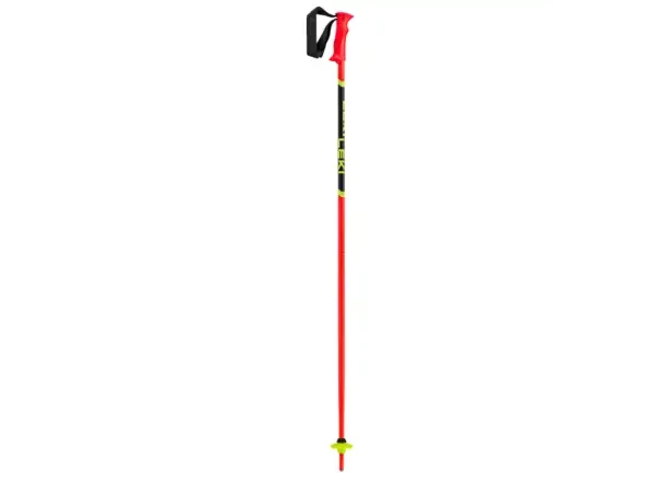 Leki Racing Kids dětské sjezdové hole Bright Red/Black/Neon Yellow 90 cm