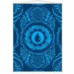 Plátno na zeď Magic: The Gathering - Mana 7 Wall Scroll Island