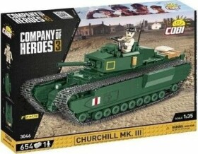 COBI 3046 Company of Heroes 3 Britský tank Churchill Mk III