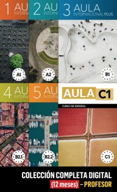 Aula Internacional Plus 1-5 (A1-B2.2) – Colección completa – Profesor (12 měsíců)