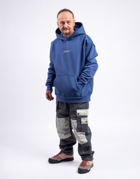 ONE OF XX Sheltersuit Logo Hoody Faded blue S