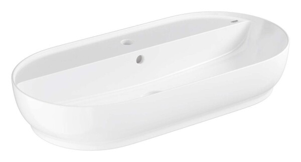 GROHE - Essence Umyvadlo na desku, 80x40 cm, s přepadem, s otvorem pro baterii, alpská bílá 103571SH00