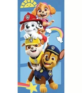 Jerry Fabrics Paw Patrol AYM074963 plážová osuška modrá 70x140