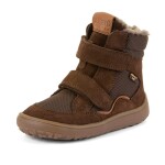 Chlapecké zimní barefoot boty TEX WINTER Dark Brown Froddo G3160247-17 - 34