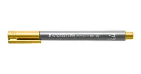 Staedtler Design Journey Metallic Brush zlatá / Popisovač / štětcový hrot / 1-6 mm (8321-11)