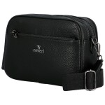 Trendy malá dámská koženková crossbody Kirikay, černá