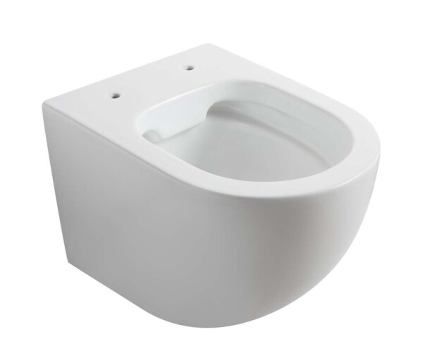 Kielle - Gaia Závěsné kompaktní WC, Rimless, bílá 30115003T