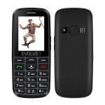 EVOLVEO EasyPhone EG + stojánek černá / 2.4" / SOS / Bluetooth / microSDHC (EP-550-EGB)