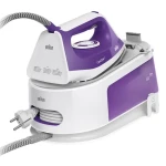 Braun CareStyle 1 IS 1014 VI bílá-fialová / Parní generátor / 1,5 l / SuperCeramik / DoubleSteam (0128802001)
