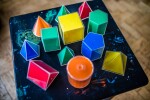 EDX Education 2D3D Skládací geometrické tvary, set 12ks