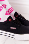 Dámské Tenisky Na Platformě CROSS JEANS FF2R4002C Černé 36