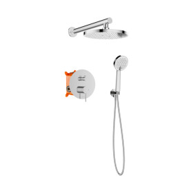 INVENA - Podomítková sada s baterií Kalitea Trend, chromBS-72-001-V
