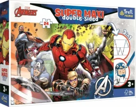 Trefl - Puzzle - Oboustranné puzzle Avengers SUPER MAXI