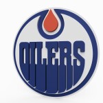 Cedule Edmonton Oilers NHL 3D Foam Logo
