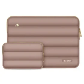 Tech-Protect Puffy 13-14" hnědá / Pouzdro pro notebook do 14" / hnědá