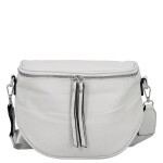 Módní dámská koženková ledvinka/crossbody Pola, šedá