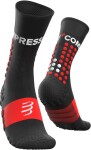 Běžecké kompresní ponožky Compressport Ultra Trail Socks - BLACK Velikost: EU 35-38