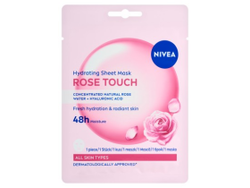Nivea Rose Touch hydratační textilní maska 1 ks