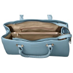 Trendy dámská koženková kabelka do ruky Sonia, modrá