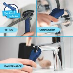 GROHE - Start Edge Umyvadlová baterie s bidetovou sprškou, chrom 23773001