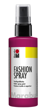 Barva na textil ve spreji Marabu Fashion Spray 100 ml - malinová 005