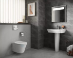 IDEAL STANDARD - Connect Air Závěsné WC se sedátkem SoftClose, AquaBlade, bílá E008701