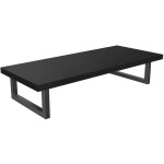 CERANO Deska pod umyvadlo Navira Pro + 2 konzole pod desku - černá matná - 60x46x3,6 cm - 606030
