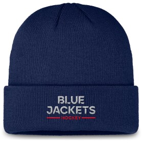 Fanatics Pánská zimní čepice Columbus Blue Jackets NHL Authentic Pro A/Cap Cuffed Beanie