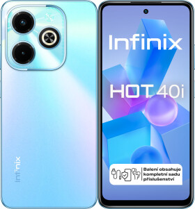 Infinix Hot 40i 4GB/128GB modrá / EU distribuce / 6.56" / 128GB / Android 13 (X6528BBL128)