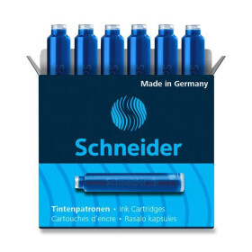 Inkoustové bombičky Schneider, 6 ks modré